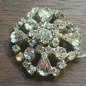 Antique Rhinestone Brooch